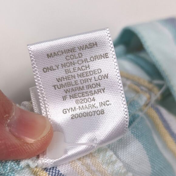 Vtg Janie and Jack Sunsuit Baby Boys Sz 6-12m Blue Stripe Monkey 2004 - Picture 6 of 6